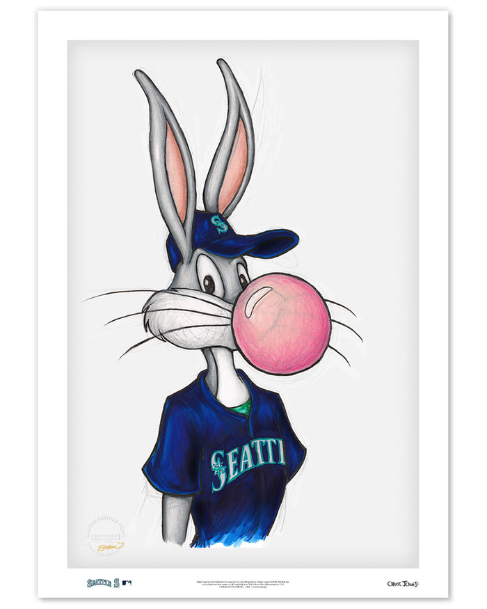Bubblegum Bugs x MLB Mariners Limited Edition Art Print