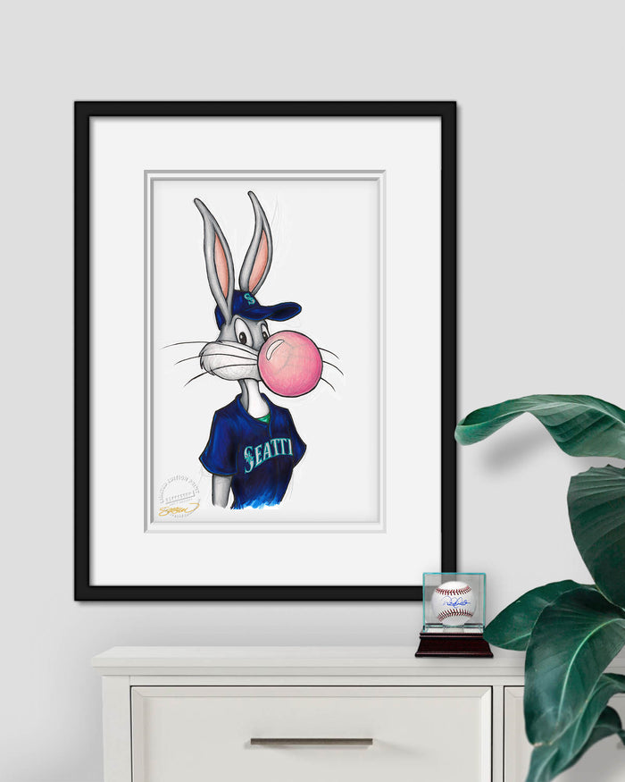 Bubblegum Bugs x MLB Mariners Limited Edition Art Print