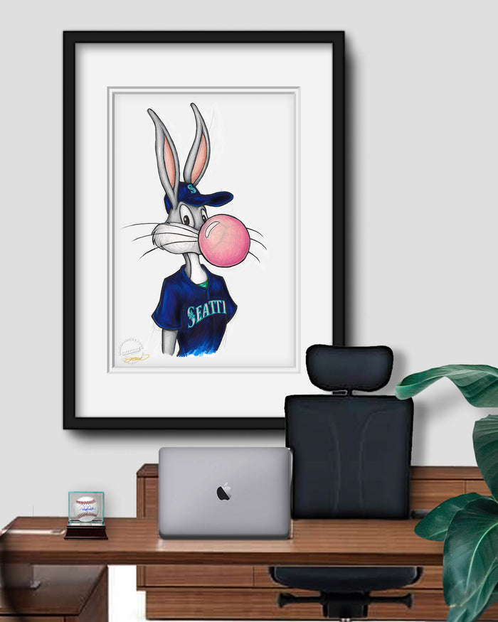 Bubblegum Bugs x MLB Mariners Limited Edition Art Print