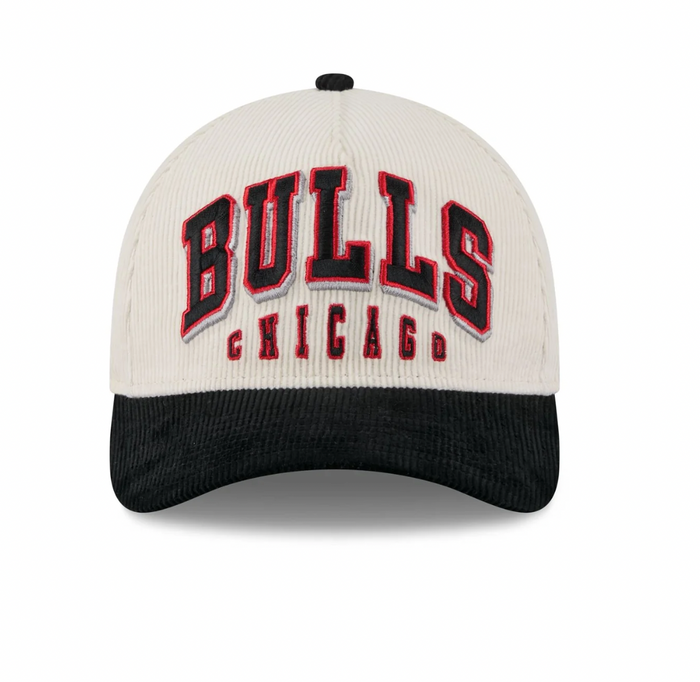 Bulls Stacked Corduroy 9FORTY M-Crown A-Frame Snapback-1
