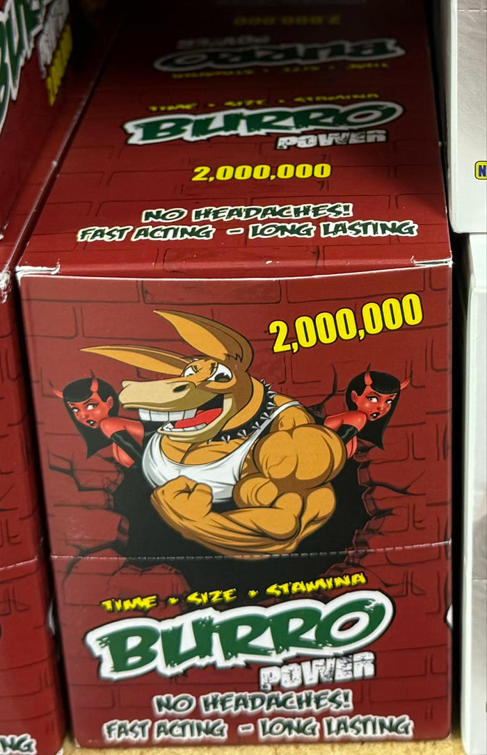 BURRO POWER 2,000,000 DOUBLE MALE ENHANCEMENT | 24CT