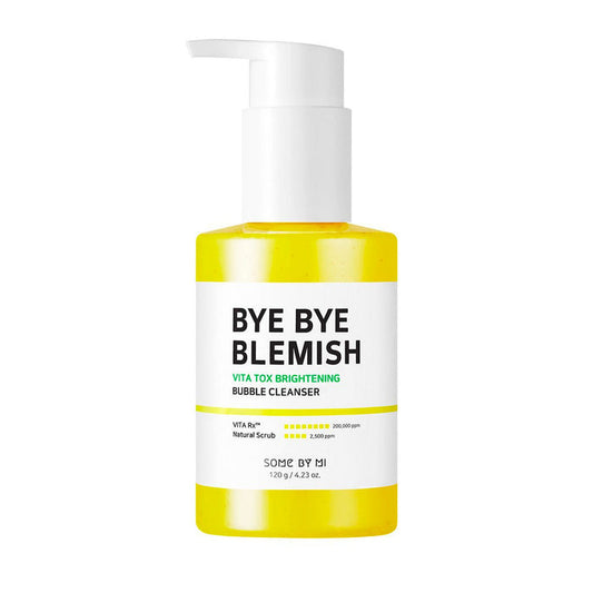 Some By Mi Bye Bye Blemish Vita Tox Brightening Bubble Cleanser Nudie Glow Australia