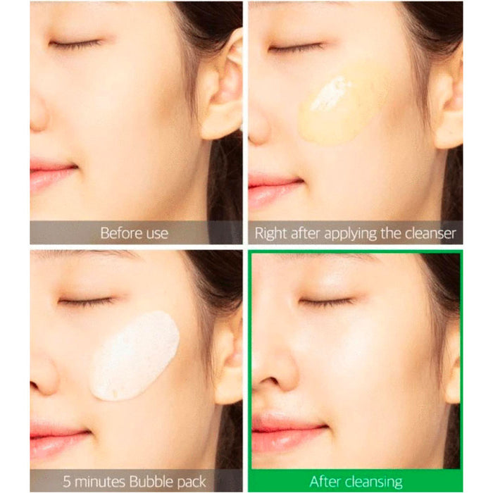 Some By Mi Bye Bye Blemish Vita Tox Brightening Bubble Cleanser Nudie Glow Australia