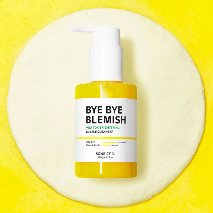 Some By Mi Bye Bye Blemish Vita Tox Brightening Bubble Cleanser Nudie Glow Australia