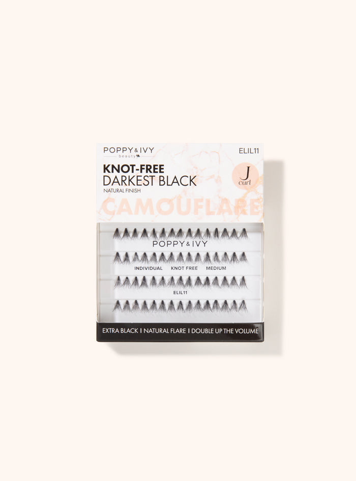 Camouflare Knot Free Individual Lash - elil-12-long