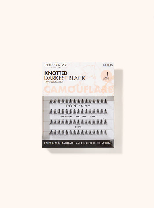 Camouflare Knotted Individual Lash - elil-15-short
