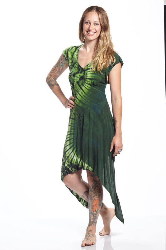 Cap Sleeve Vintage Fairy Avocado Yin Bleed