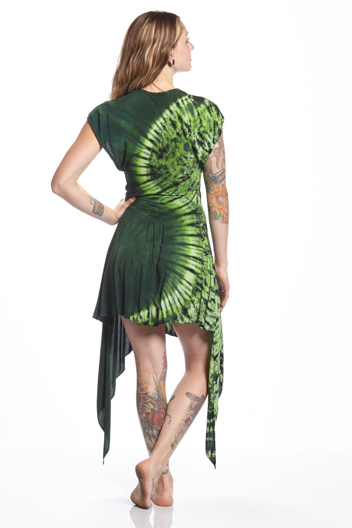 Cap Sleeve Vintage Fairy Avocado Yin Bleed