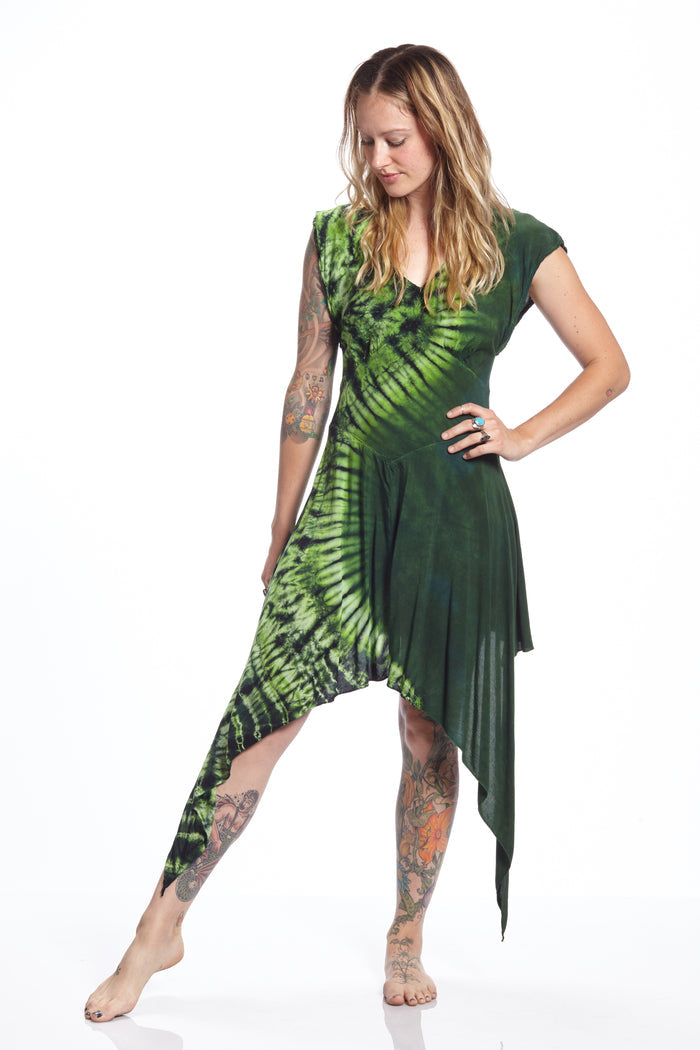 Cap Sleeve Vintage Fairy Avocado Yin Bleed