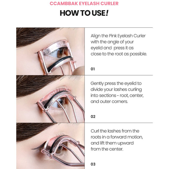 Ccambbak Pink Eyelash Curler