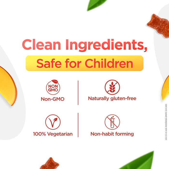 Celehealth Kidz Immuno Plus - 30 Gummies | Pulpy Mango with Wellmune Vitamin C & Zinc to support body's defence and immunity (Pack of 1)