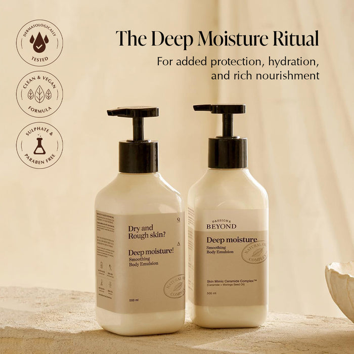 Ceramide Infused Body Emulsion, For Smooth Deeply Nourished Skin,500Ml