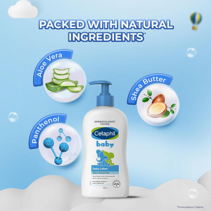 Cetaphil Baby Daily Lotion & Cetaphil Baby Moisturising Oil With Organic Calendula - Cosmosentials