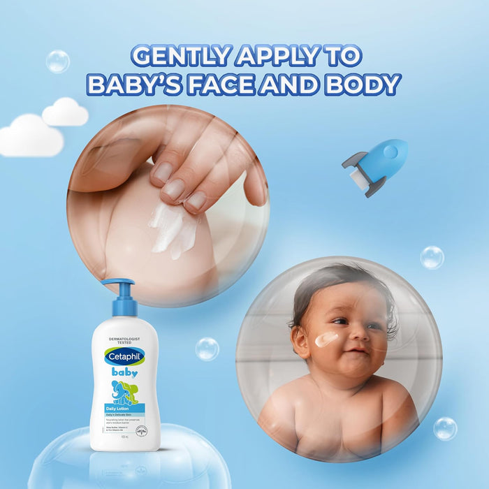 Cetaphil Baby Daily Lotion & Cetaphil Baby Moisturising Oil With Organic Calendula - Cosmosentials