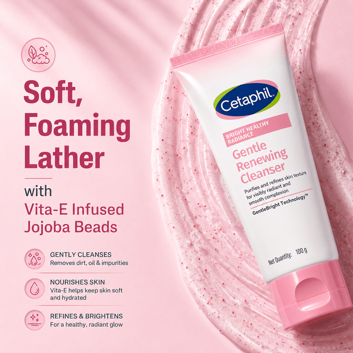 Cetaphil Bright Healthy Radiance Gentle Renewing Cleanser - Cosmosentials