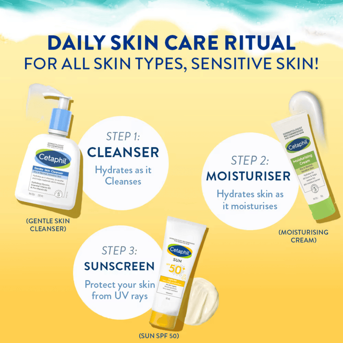 Cetaphil Sun Light Gel Very High Protection Gel SPF 50+ - Cosmosentials