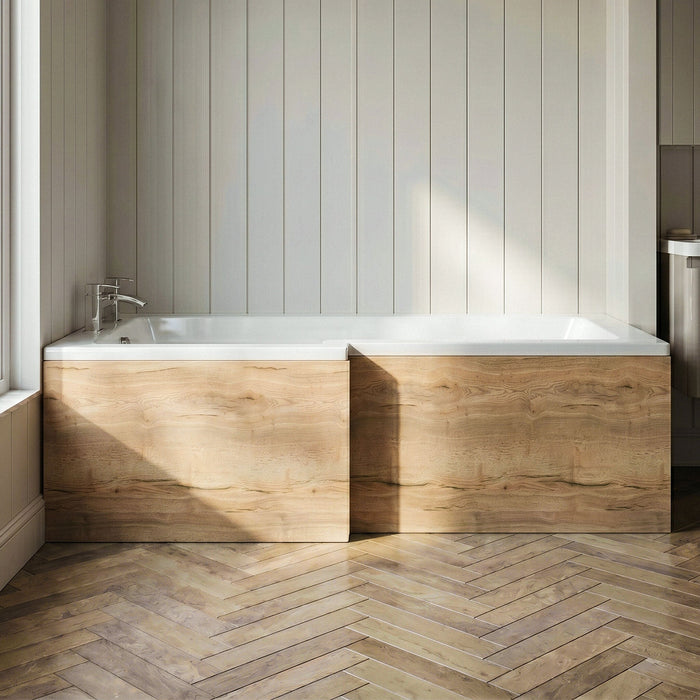 [BBPA1835] Chartley 1700mm Square Bath Front Panel - Choice of Colour - Silo