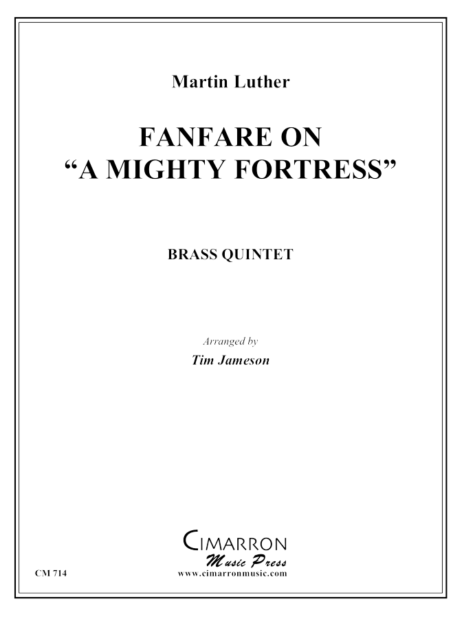 Cherwein - Mighty Fortress Fanfare, A - Brass Quintet