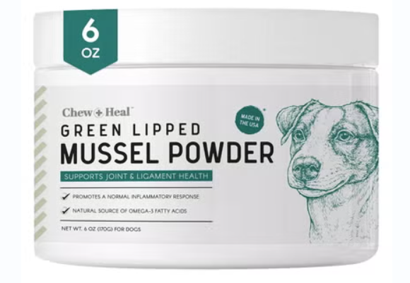Chew + Heal Green Lipped Mussel Powder For Dogs 170g Chew + Heal