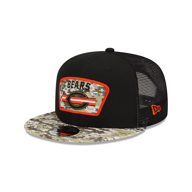 Chicago Bears 2021 Salute to Service On-Field 9Fifty by New Era-2
