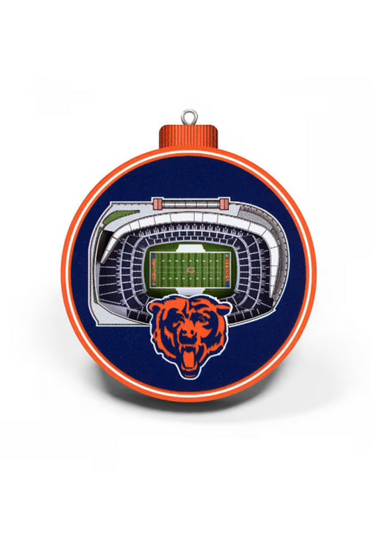 Chicago Bears 3D Stadium Ornament