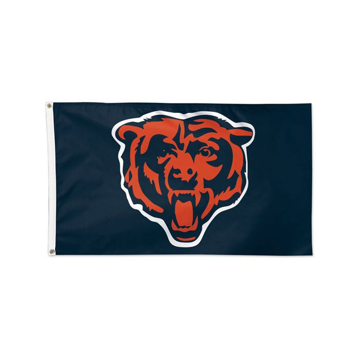 CHICAGO BEARS "Bear Head" Logo FLAG - DELUXE 3' X 5'