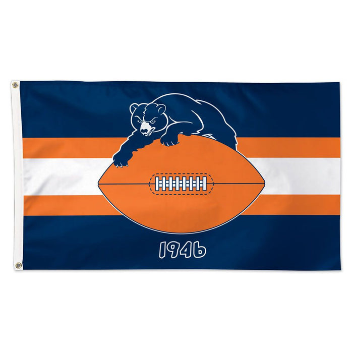 CHICAGO BEARS RETRO FLAG - DELUXE 3' X 5'