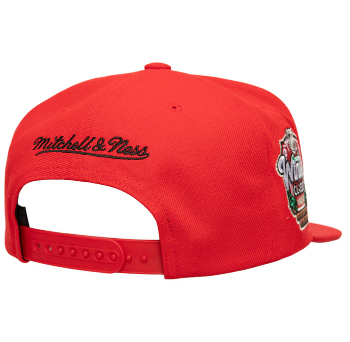 Chicago Blackhawks Mitchell & Ness Red 2025 NHL Winter Classic OG Snapback-2