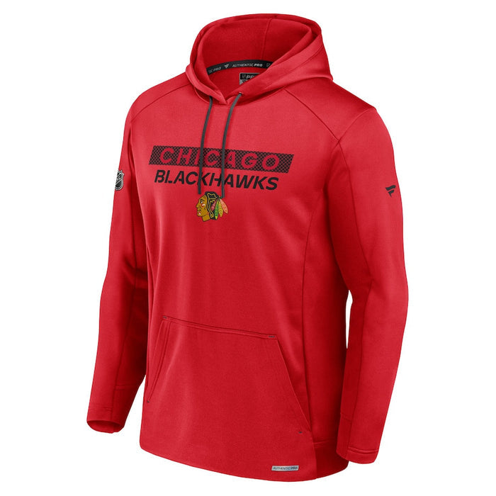 Chicago Blackhawks Red Fanatics Authentic Pro Red Rink Hood