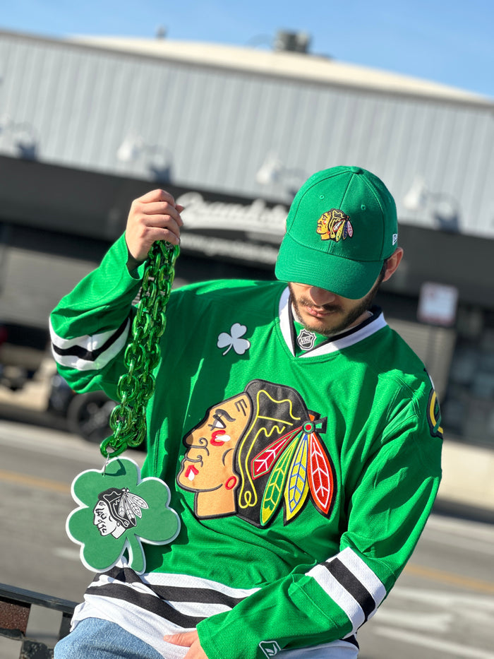 Chicago Blackhawks Reebok Kelly Green Alternate Replica Jersey