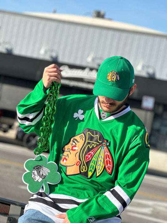 Chicago Blackhawks Reebok Kelly Green Alternate Replica Jersey