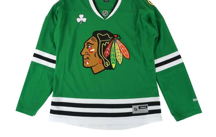 Chicago Blackhawks Reebok Kelly Green Alternate Replica Jersey-1
