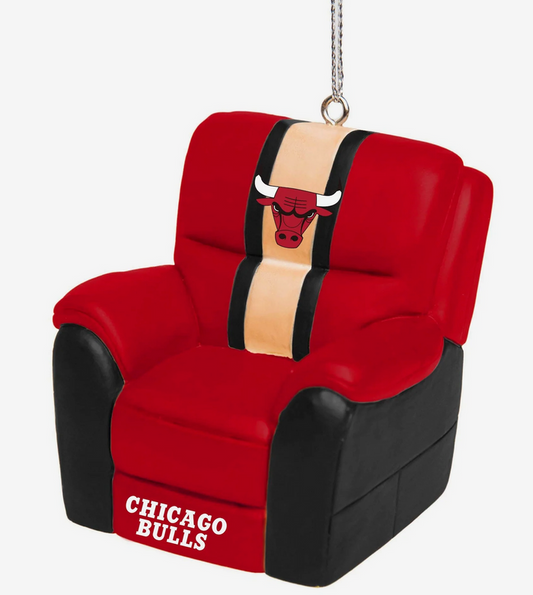 Chicago Bulls Reclining Chair Ornament