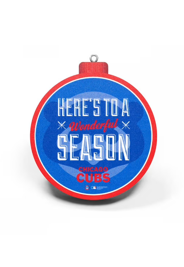 Chicago Cubs 3D Logo Ornament-1