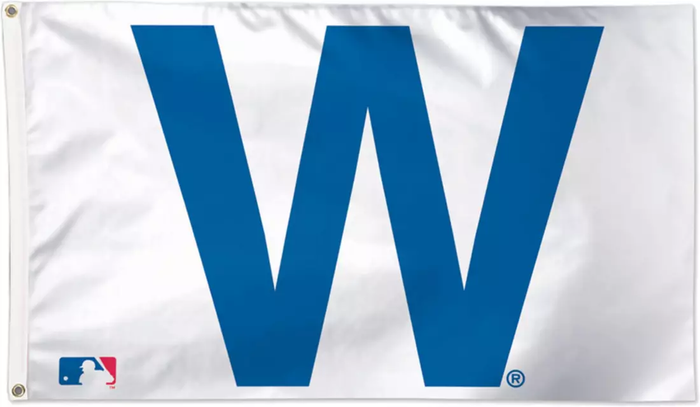 CHICAGO CUBS FLY THE "W"- DELUXE 3' X 5'