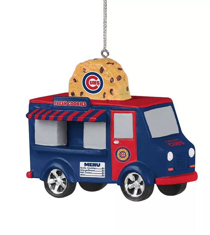 Chicago Cubs Food Truck Ornament