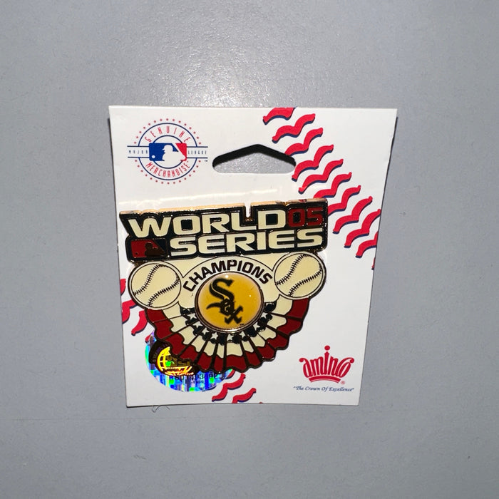 Chicago White Sox 2005 World Series Champions Bunting Pin