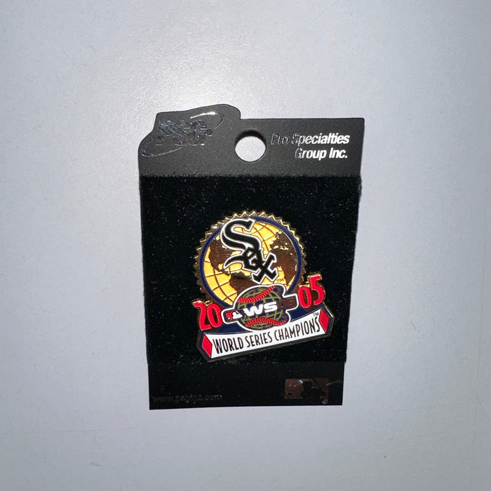Chicago White Sox 2005 World Series Champions Globe Pin