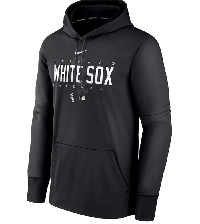 Chicago White Sox Nike Black Authentic Collection Hoodie-1