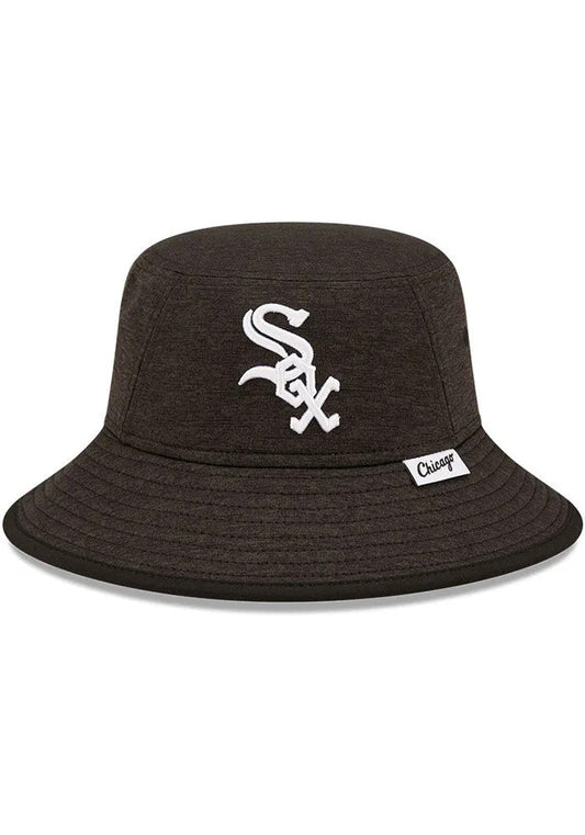 Chicago White Sox Black Heather New Era Bucket Hat