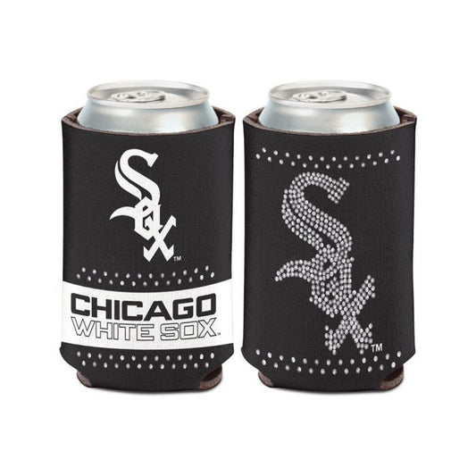 CHICAGO WHITE SOX BLING CAN COOLER 12 OZ.