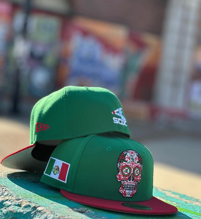 Chicago White Sox Mexican Independence Sugar Skull  59Fifty Cap by-1