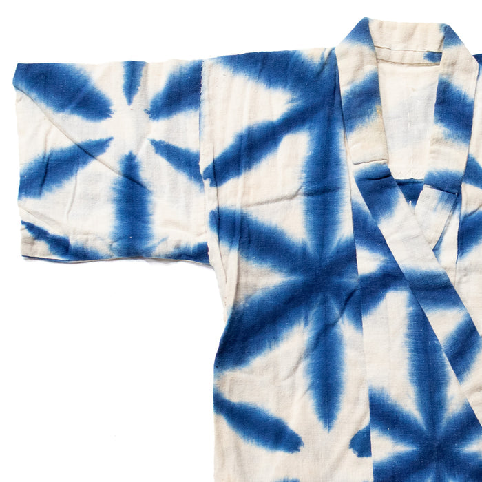 Child's Snowflake Shibori Kimono Coat