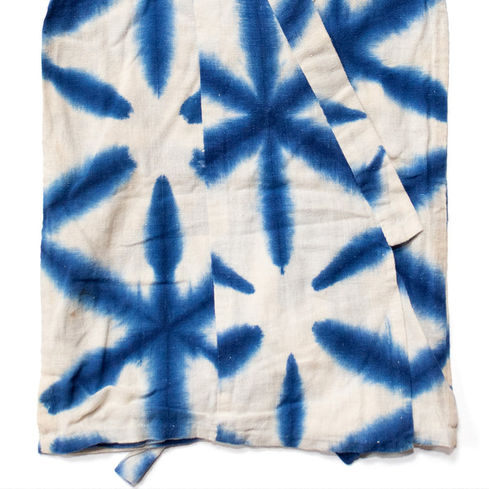 Child's Snowflake Shibori Kimono Coat