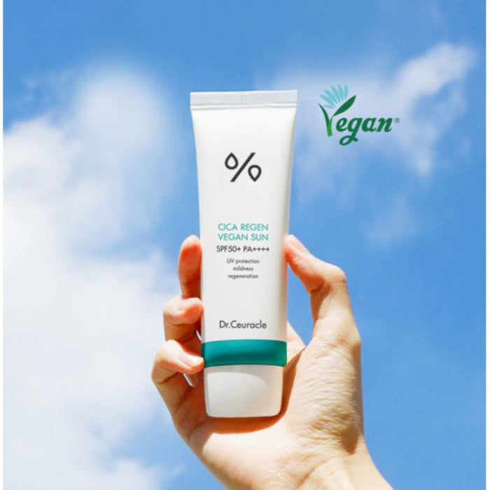 Cica Regen Vegan Sun SPF50 - Korean-Skincare