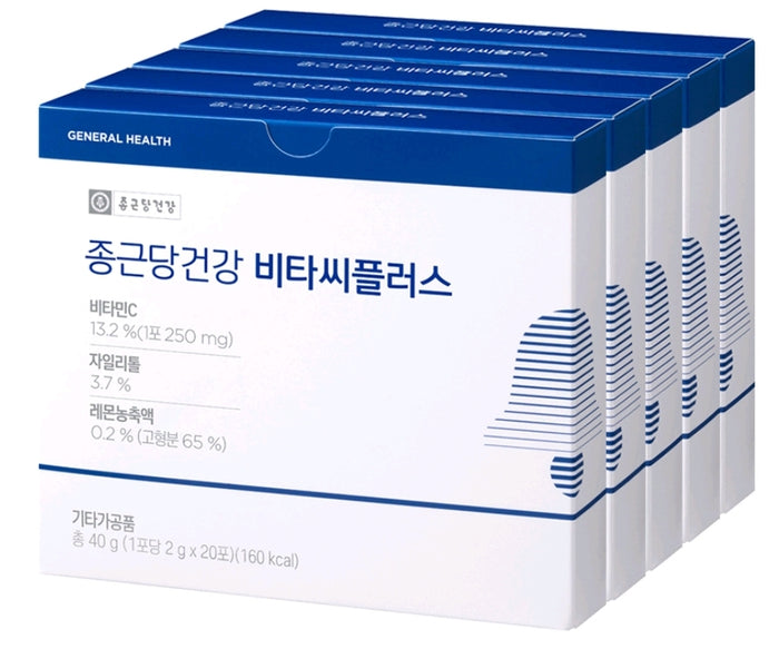 CKD Vitamin C Plus 250mg 20pkChong Geun Dang Health Vita Plus 2G 200 Poet Vitamin C 250mg / 종근당건강 비타씨플러스 2g 200포 대용량 비타민C 250mg