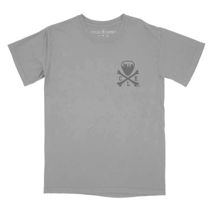CLE Logo - Mens/Unisex Crew T-shirt - Grey