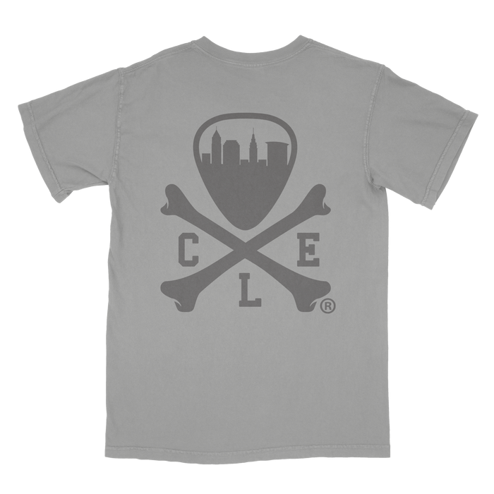 CLE Logo - Mens/Unisex Crew T-shirt - Grey