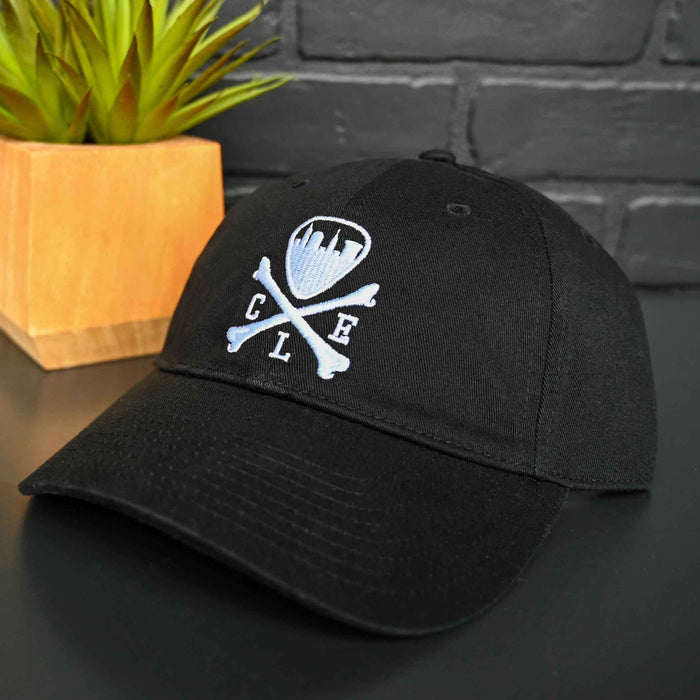 CLE Logo Twill Dad Hat - Black