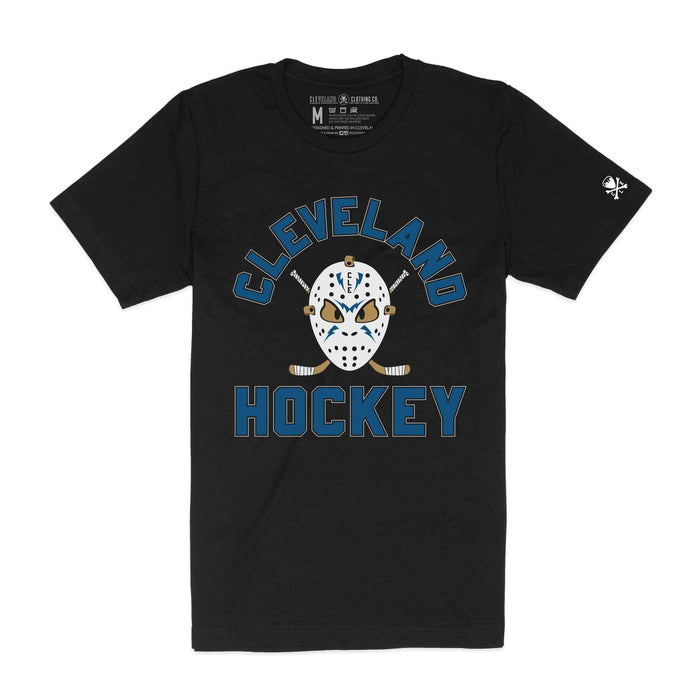 Cleveland Hockey Mask - Mens/Unisex Crew T-Shirt